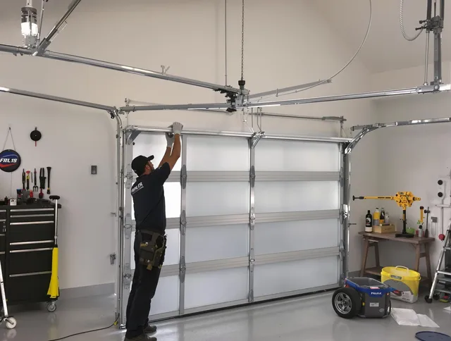 Cleveland Heights Garage Door Repair certified team performing precision garage door installation in Cleveland Heights