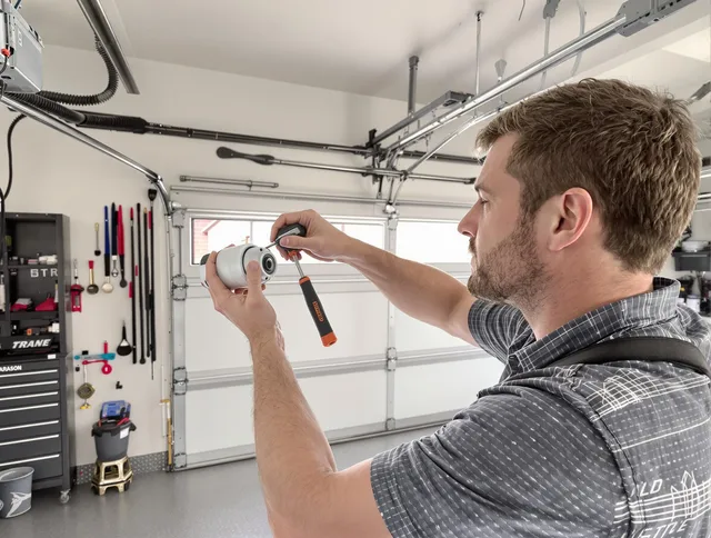 Garage door opener repair service by Cleveland Heights Garage Door Repair in Cleveland Heights