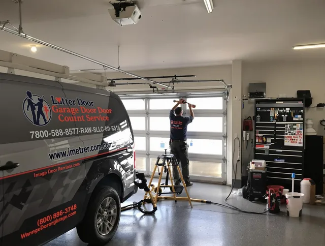 Cleveland Heights Garage Door Repair team performing same-day garage door repair in Cleveland Heights
