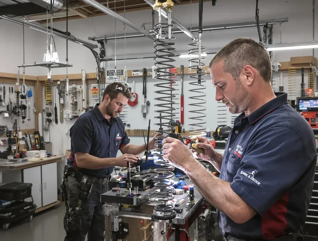 Garage door spring repair service by Cleveland Heights Garage Door Repair in Cleveland Heights